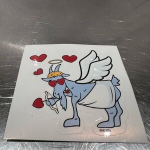 GOAT USA Cupid Goat Sticker